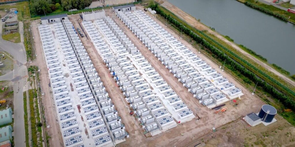 Batterie-Großspeicherprojekt 8000 Megawatt in Belgien