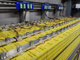 a large battery bank