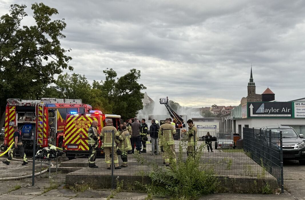 Brand, Batteriespeicher, Bautzen, Juli 2026