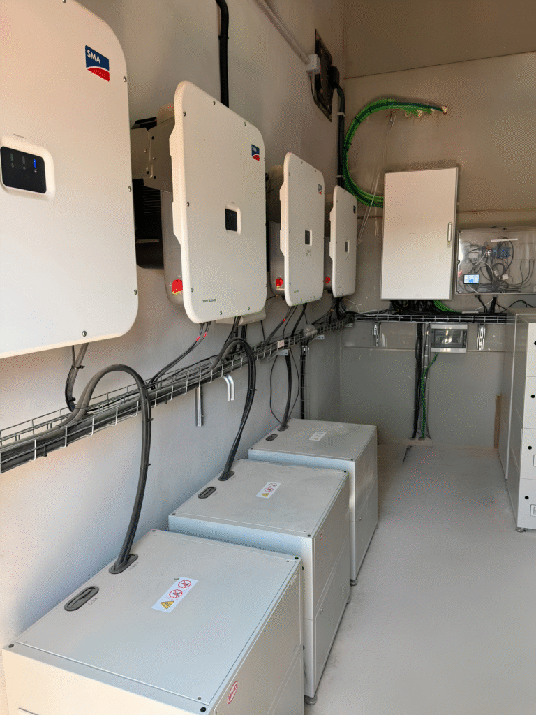 A pistachio processing plant located in Las Mesas (Cuenca) has implemented an off-grid energy system based on solar power generation and battery storage.